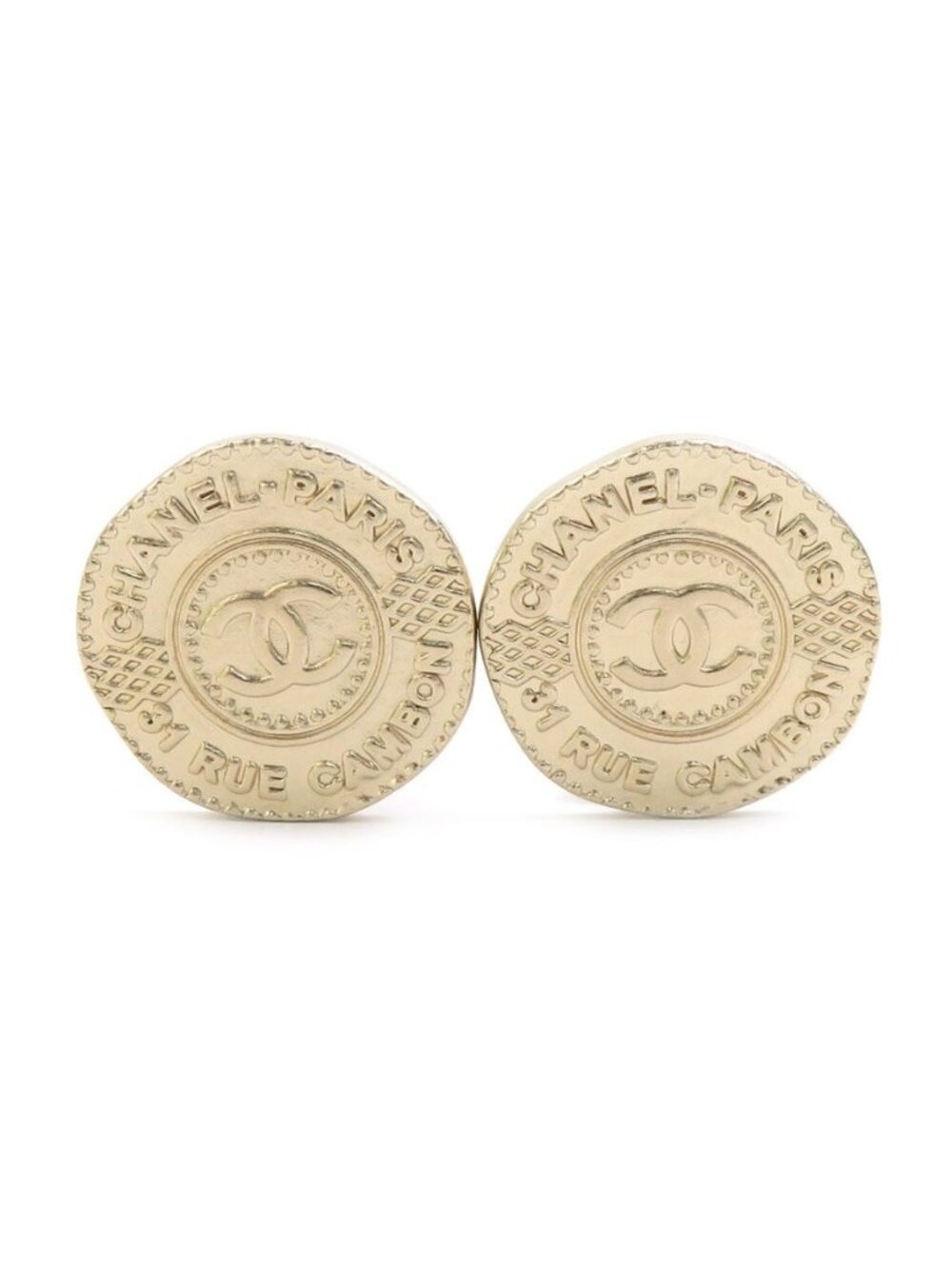 Chanel Earrings Gold